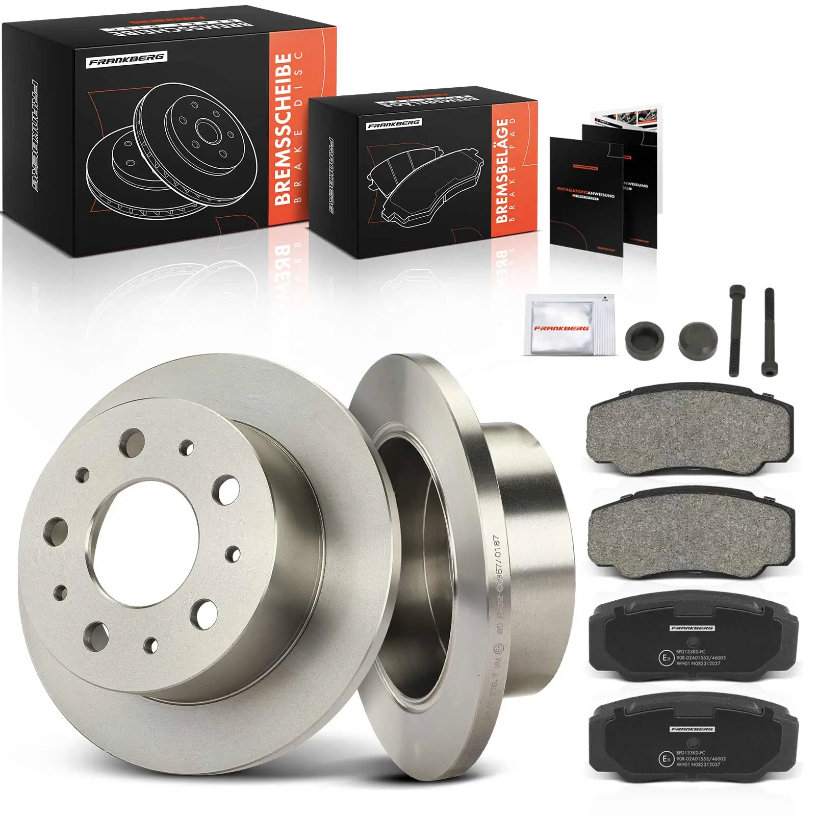 Bremsensatz, Scheibenbremse Hinterachse Frankberg 5481FB0029876