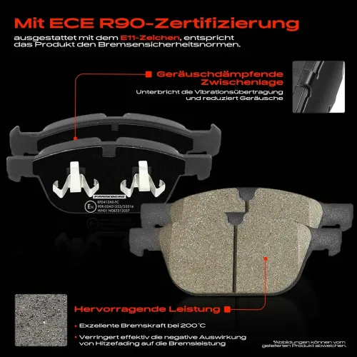 Bremsensatz, Scheibenbremse Vorderachse Frankberg 5481FB0029878 Bild Bremsensatz, Scheibenbremse Vorderachse Frankberg 5481FB0029878