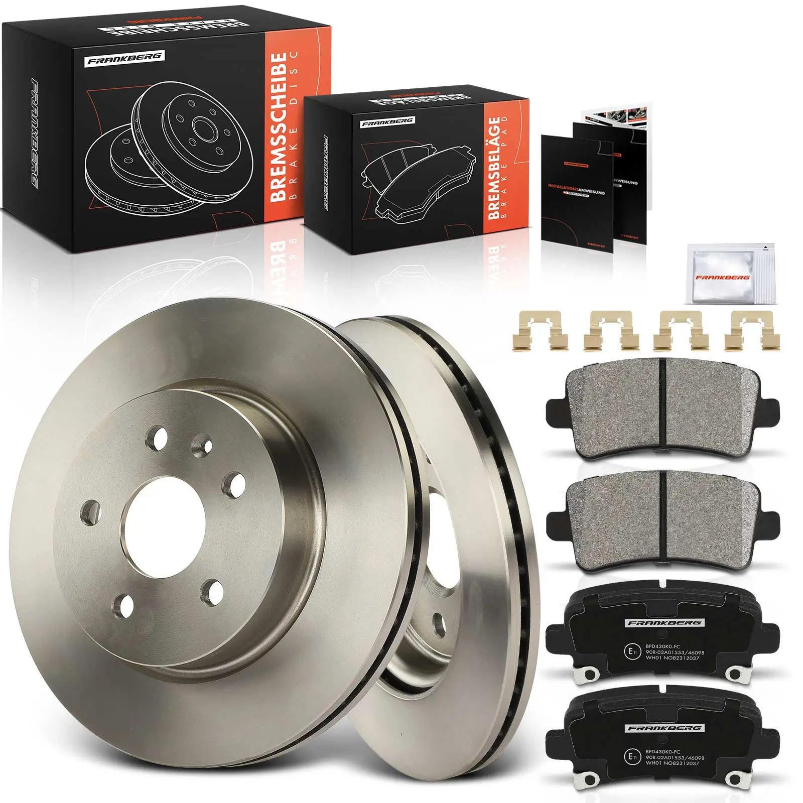 Bremsensatz, Scheibenbremse Hinterachse Frankberg 5481FB0029891