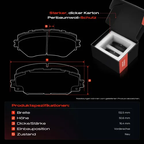 Bremsensatz, Scheibenbremse Vorderachse Frankberg 5481FB0029893 Bild Bremsensatz, Scheibenbremse Vorderachse Frankberg 5481FB0029893