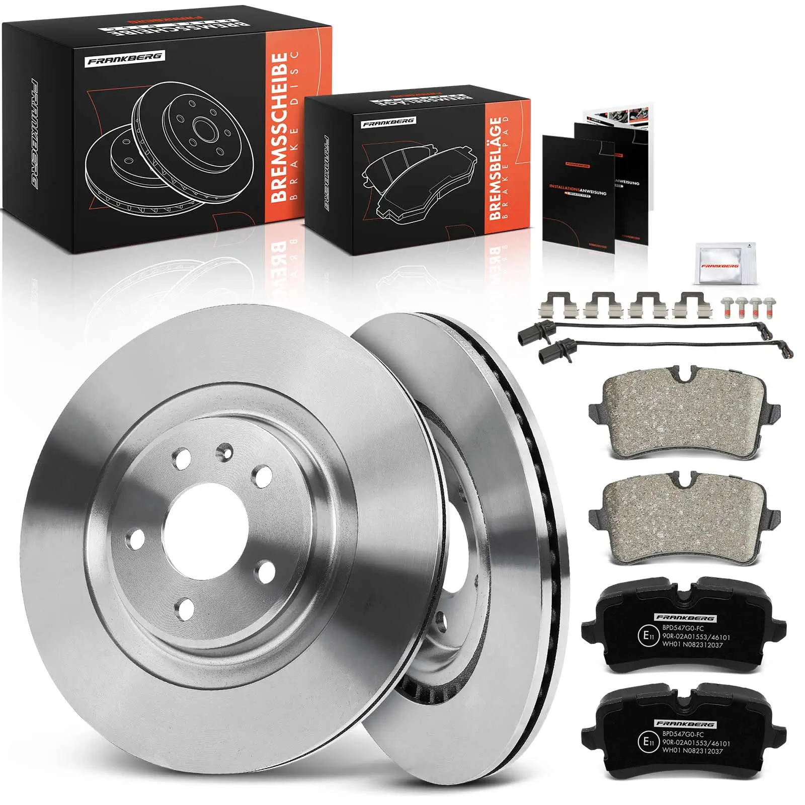 Bremsensatz, Scheibenbremse Hinterachse Frankberg 5481FB0029895