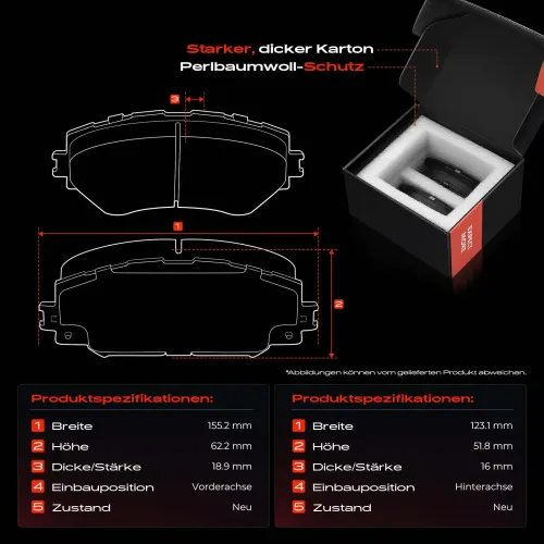 Bremsensatz, Scheibenbremse Vorderachse Hinterachse Frankberg 5481FB0029896 Bild Bremsensatz, Scheibenbremse Vorderachse Hinterachse Frankberg 5481FB0029896