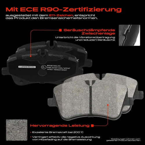 Bremsensatz, Scheibenbremse Vorderachse Frankberg 5481FB0029901 Bild Bremsensatz, Scheibenbremse Vorderachse Frankberg 5481FB0029901