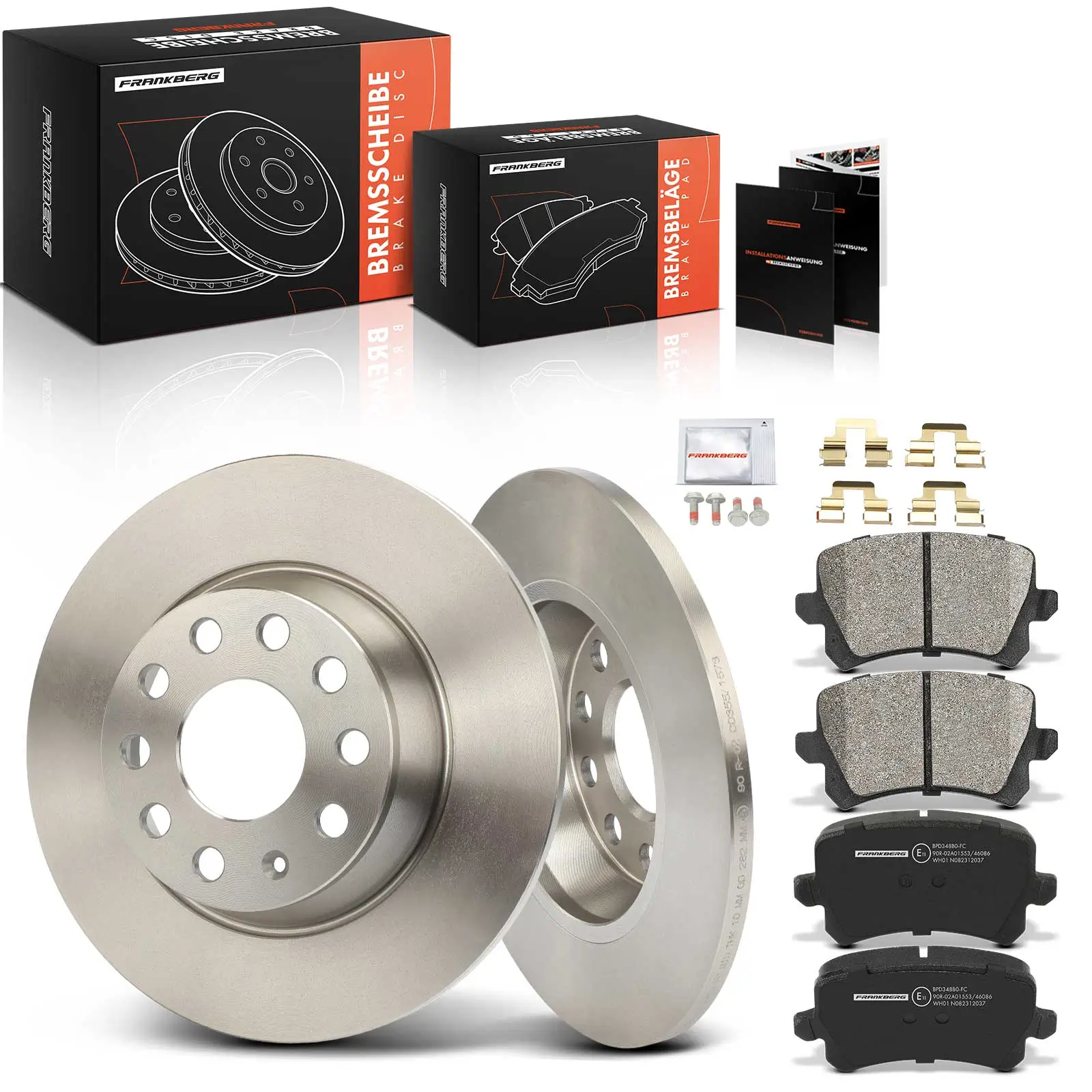 Bremsensatz, Scheibenbremse Hinterachse Frankberg 5481FB0029902