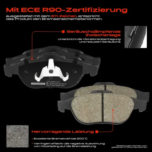Bremsensatz, Scheibenbremse Vorderachse Frankberg 5481FB0029903 Bild Bremsensatz, Scheibenbremse Vorderachse Frankberg 5481FB0029903