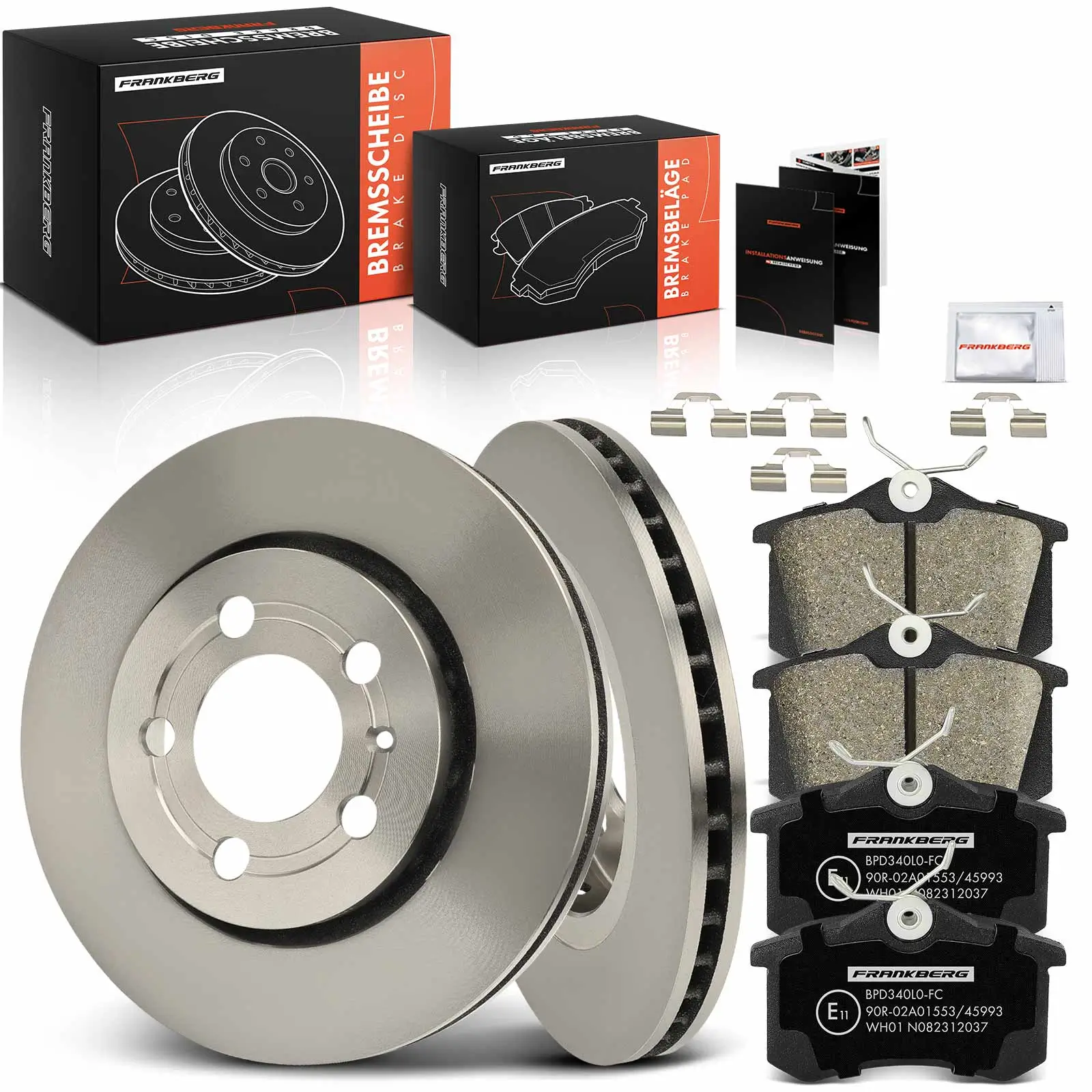 Bremsensatz, Scheibenbremse Hinterachse Frankberg 5481FB0029910