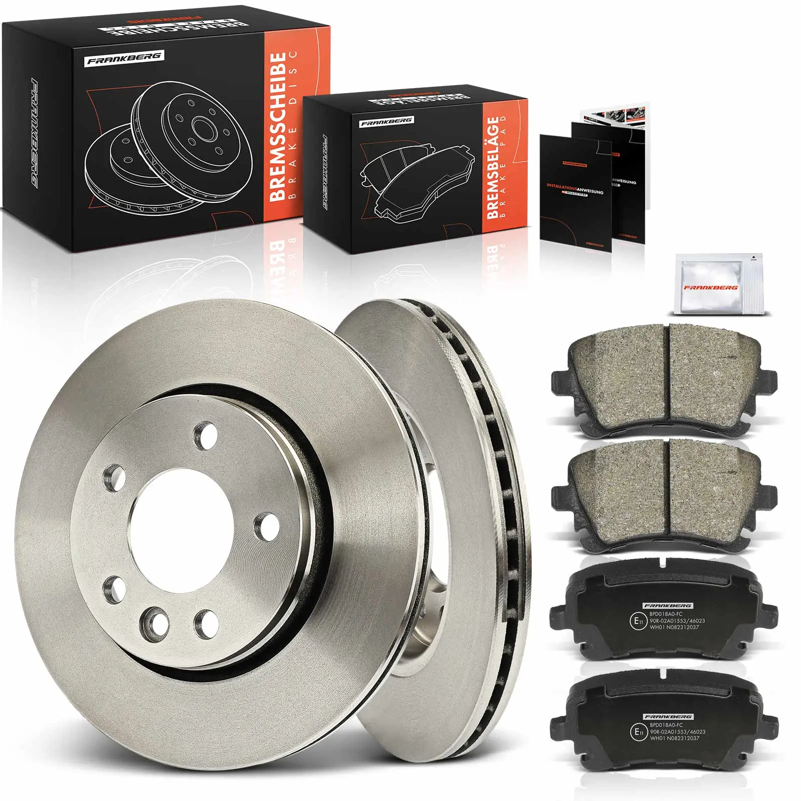 Bremsensatz, Scheibenbremse Hinterachse Frankberg 5481FB0029911