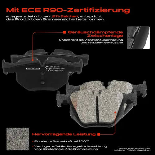 Bremsensatz, Scheibenbremse Hinterachse Frankberg 5481FB0029928 Bild Bremsensatz, Scheibenbremse Hinterachse Frankberg 5481FB0029928