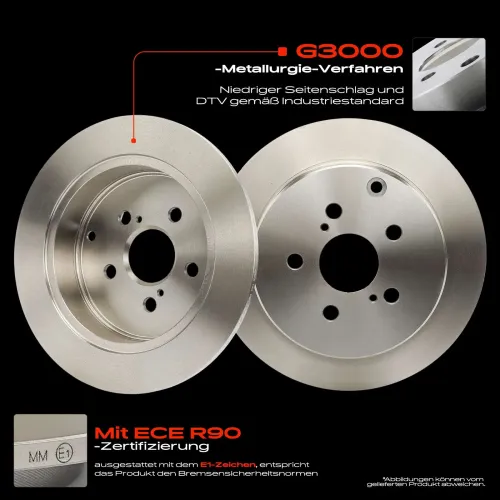 Bremsscheibe Hinterachse Frankberg 5481FB0029937 Bild Bremsscheibe Hinterachse Frankberg 5481FB0029937