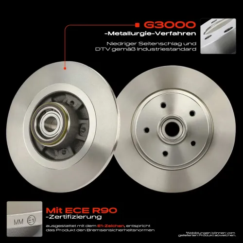 Bremsscheibe Hinterachse Frankberg 5481FB0029942 Bild Bremsscheibe Hinterachse Frankberg 5481FB0029942