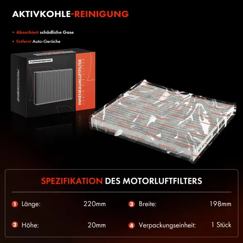 Filter, Innenraumluft Frankberg 5481FB0029990 Bild Filter, Innenraumluft Frankberg 5481FB0029990