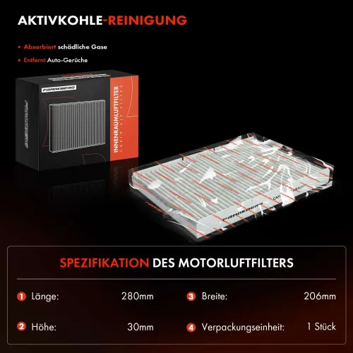 Filter, Innenraumluft Frankberg 5481FB0029993 Bild Filter, Innenraumluft Frankberg 5481FB0029993