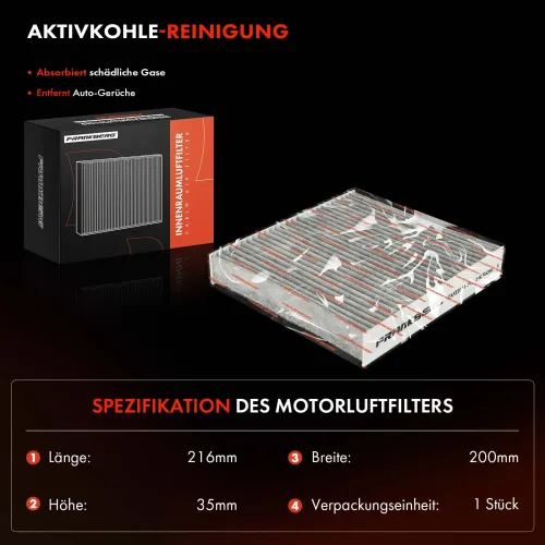 Filter, Innenraumluft Frankberg 5481FB0030003 Bild Filter, Innenraumluft Frankberg 5481FB0030003