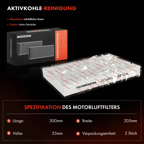 Filter, Innenraumluft Frankberg 5481FB0030013 Bild Filter, Innenraumluft Frankberg 5481FB0030013