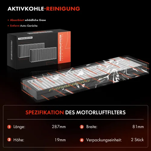 Filter, Innenraumluft Frankberg 5481FB0030016 Bild Filter, Innenraumluft Frankberg 5481FB0030016