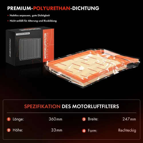 Luftfilter Frankberg 5481FB0030211 Bild Luftfilter Frankberg 5481FB0030211