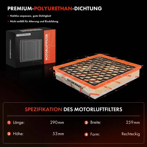 Luftfilter Frankberg 5481FB0030231 Bild Luftfilter Frankberg 5481FB0030231