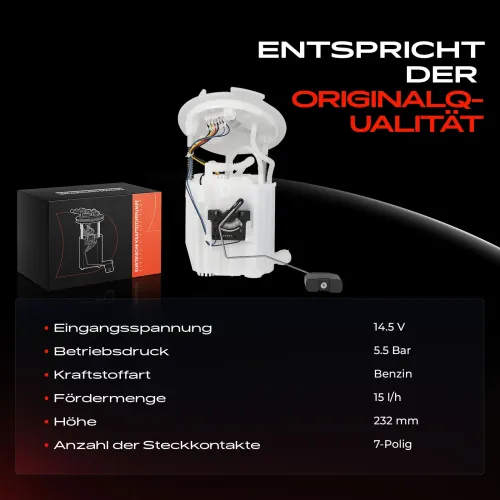 Kraftstoffpumpe 14,5 V Frankberg 5481FB0030296 Bild Kraftstoffpumpe 14,5 V Frankberg 5481FB0030296