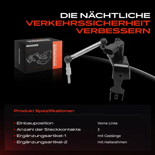 Sensor, Leuchtweitenregulierung vorne links Frankberg 5481FB0030350 Bild Sensor, Leuchtweitenregulierung vorne links Frankberg 5481FB0030350