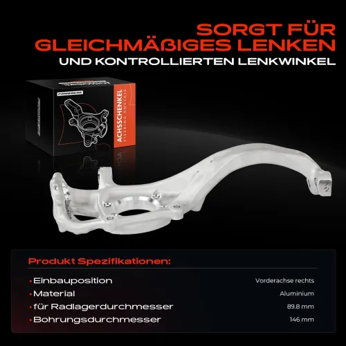 Achsschenkel, Radaufhängung Vorderachse rechts Frankberg 5481FB0030388 Bild Achsschenkel, Radaufhängung Vorderachse rechts Frankberg 5481FB0030388