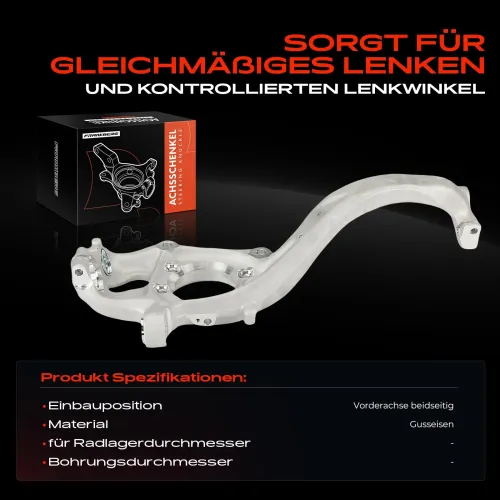 Achsschenkel, Radaufhängung Vorderachse beidseitig Frankberg 5481FB0030390 Bild Achsschenkel, Radaufhängung Vorderachse beidseitig Frankberg 5481FB0030390