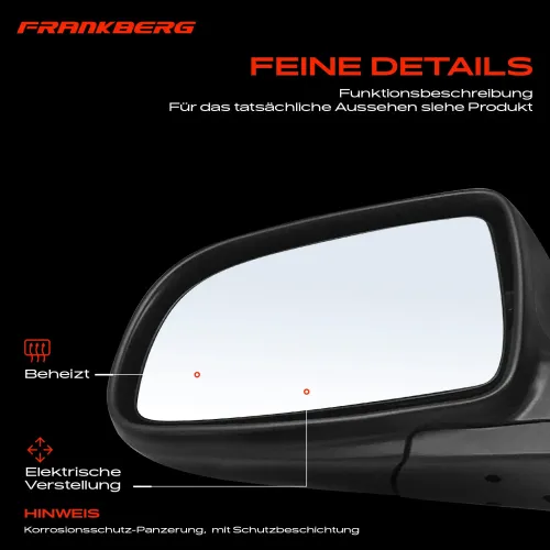 Außenspiegel Außenspiegel links Frankberg 5481FB0030407 Bild Außenspiegel Außenspiegel links Frankberg 5481FB0030407