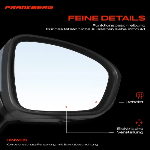 Außenspiegel Außenspiegel rechts Frankberg 5481FB0030413 Bild Außenspiegel Außenspiegel rechts Frankberg 5481FB0030413
