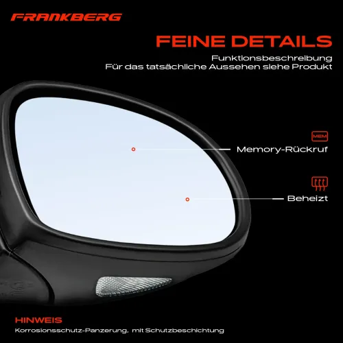 Außenspiegel Außenspiegel rechts Frankberg 5481FB0030442 Bild Außenspiegel Außenspiegel rechts Frankberg 5481FB0030442