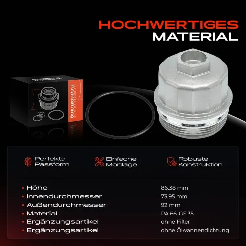 Deckel, Ölfiltergehäuse Frankberg 5481FB0030452 Bild Deckel, Ölfiltergehäuse Frankberg 5481FB0030452