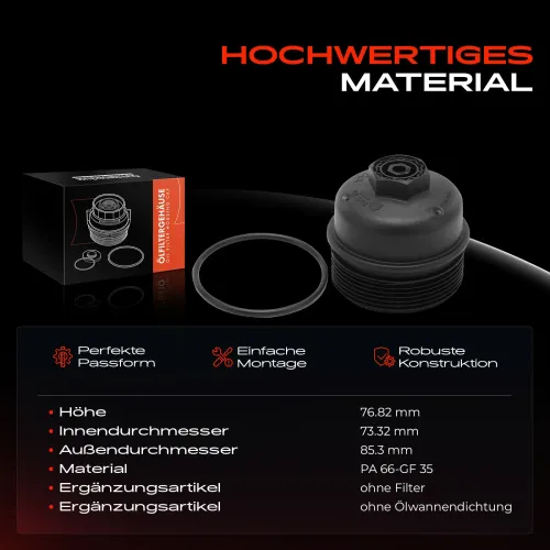 Deckel, Ölfiltergehäuse Frankberg 5481FB0030453 Bild Deckel, Ölfiltergehäuse Frankberg 5481FB0030453