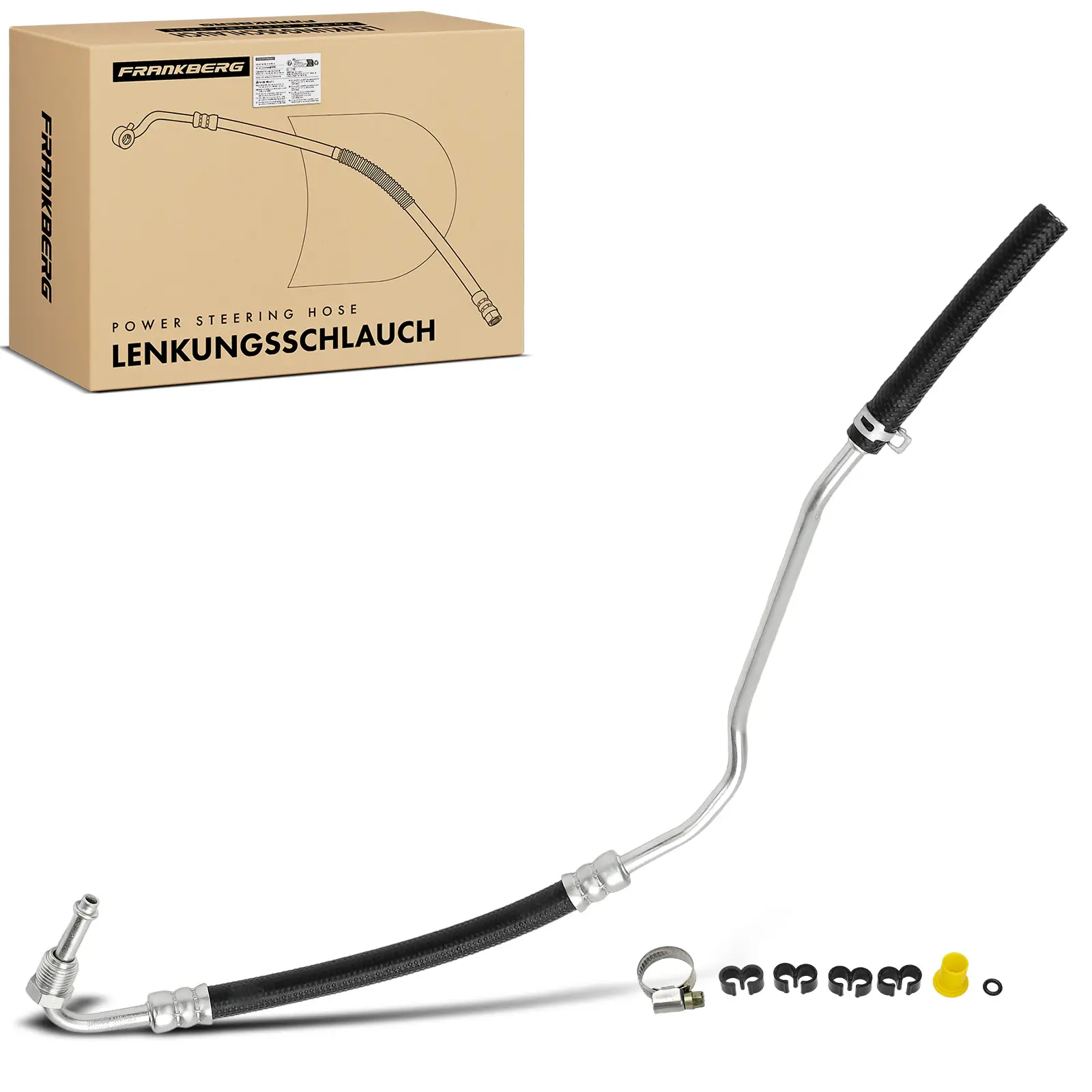 Hydraulikschlauch, Lenkung von Hydraulikpumpe nach Lenkgetriebe Frankberg 5481FB0030483