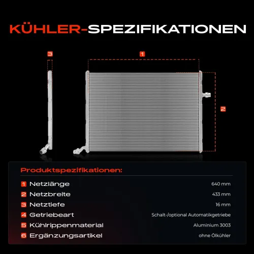 Kühler, Motorkühlung Frankberg 5481FB0030502 Bild Kühler, Motorkühlung Frankberg 5481FB0030502