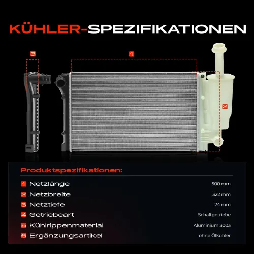 Kühler, Motorkühlung Frankberg 5481FB0030511 Bild Kühler, Motorkühlung Frankberg 5481FB0030511