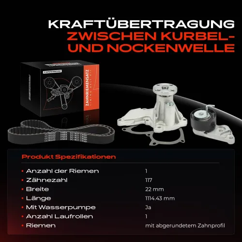 Zahnriemensatz Frankberg 5481FB0030603 Bild Zahnriemensatz Frankberg 5481FB0030603