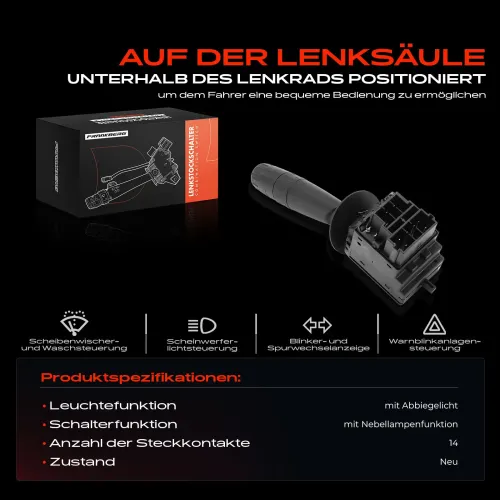 Lenkstockschalter Frankberg 5481FB0030640 Bild Lenkstockschalter Frankberg 5481FB0030640