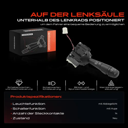 Lenkstockschalter Frankberg 5481FB0030646 Bild Lenkstockschalter Frankberg 5481FB0030646