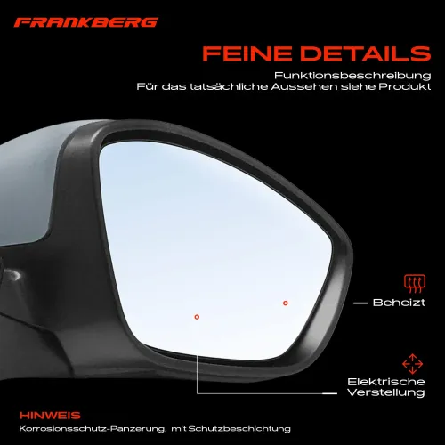 Außenspiegel Außenspiegel rechts Frankberg 5481FB0030736 Bild Außenspiegel Außenspiegel rechts Frankberg 5481FB0030736