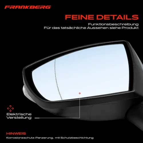 Außenspiegel Außenspiegel links Frankberg 5481FB0030737 Bild Außenspiegel Außenspiegel links Frankberg 5481FB0030737