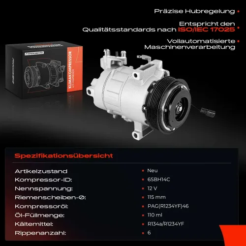 Kompressor, Klimaanlage Frankberg 5481FB0030791 Bild Kompressor, Klimaanlage Frankberg 5481FB0030791