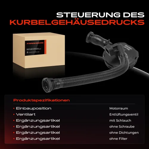 Ventil, Kurbelgehäuseentlüftung Motorraum Frankberg 5481FB0030810 Bild Ventil, Kurbelgehäuseentlüftung Motorraum Frankberg 5481FB0030810