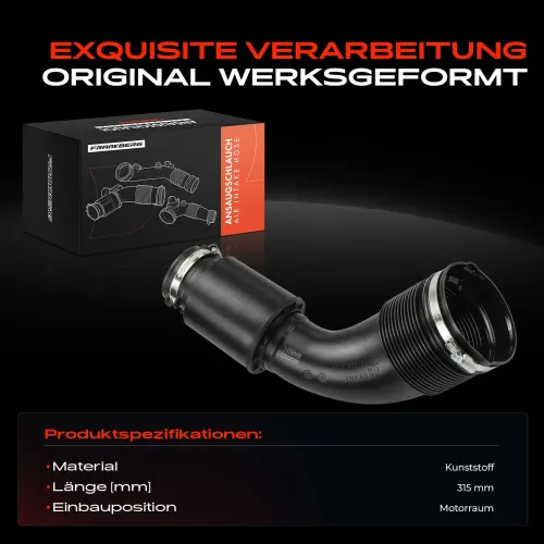 Ansaugschlauch, Luftfilter Motorraum Frankberg 5481FB0030814 Bild Ansaugschlauch, Luftfilter Motorraum Frankberg 5481FB0030814