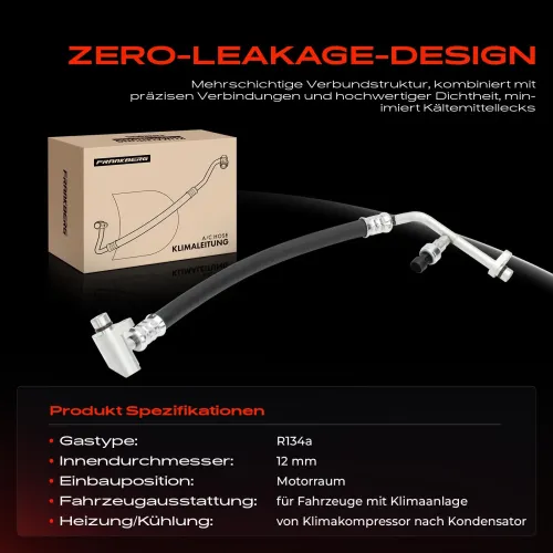 Hochdruck-/Niederdruckleitung, Klimaanlage Motorraum Frankberg 5481FB0030827 Bild Hochdruck-/Niederdruckleitung, Klimaanlage Motorraum Frankberg 5481FB0030827