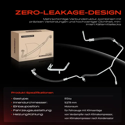 Hochdruck-/Niederdruckleitung, Klimaanlage Motorraum Frankberg 5481FB0030831 Bild Hochdruck-/Niederdruckleitung, Klimaanlage Motorraum Frankberg 5481FB0030831