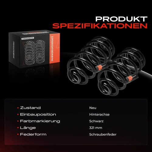 Fahrwerksfeder Hinterachse Frankberg 5481FB0030981 Bild Fahrwerksfeder Hinterachse Frankberg 5481FB0030981