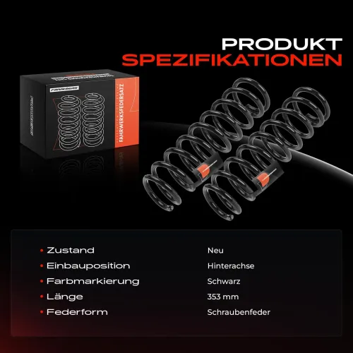 Fahrwerksfeder Hinterachse Frankberg 5481FB0030996 Bild Fahrwerksfeder Hinterachse Frankberg 5481FB0030996