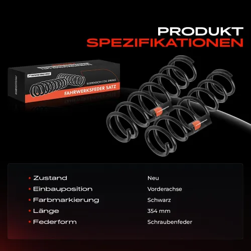 Fahrwerksfeder Vorderachse Frankberg 5481FB0031008 Bild Fahrwerksfeder Vorderachse Frankberg 5481FB0031008