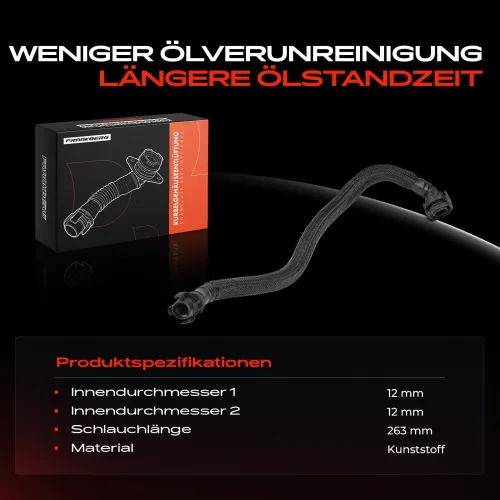 Schlauch, Zylinderkopfhaubenentlüftung Frankberg 5481FB0031099 Bild Schlauch, Zylinderkopfhaubenentlüftung Frankberg 5481FB0031099