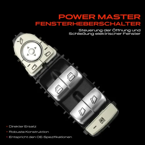 Schalter, Fensterheber fahrerseitig Frankberg 5481FB0031118 Bild Schalter, Fensterheber fahrerseitig Frankberg 5481FB0031118