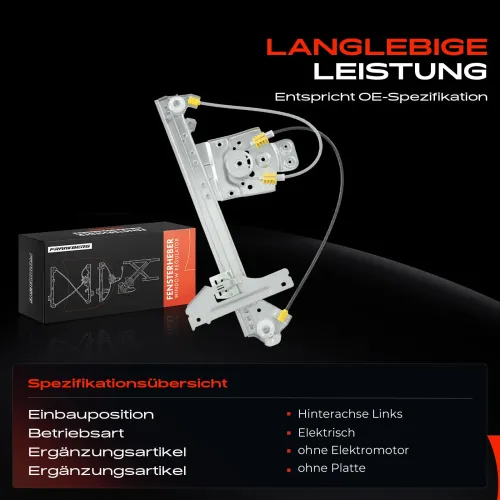 Fensterheber hinten links Frankberg 5481FB0031123 Bild Fensterheber hinten links Frankberg 5481FB0031123