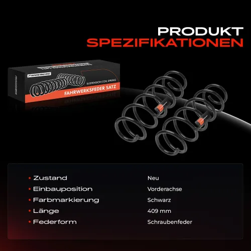 Fahrwerksfeder Vorderachse Frankberg 5481FB0031163 Bild Fahrwerksfeder Vorderachse Frankberg 5481FB0031163